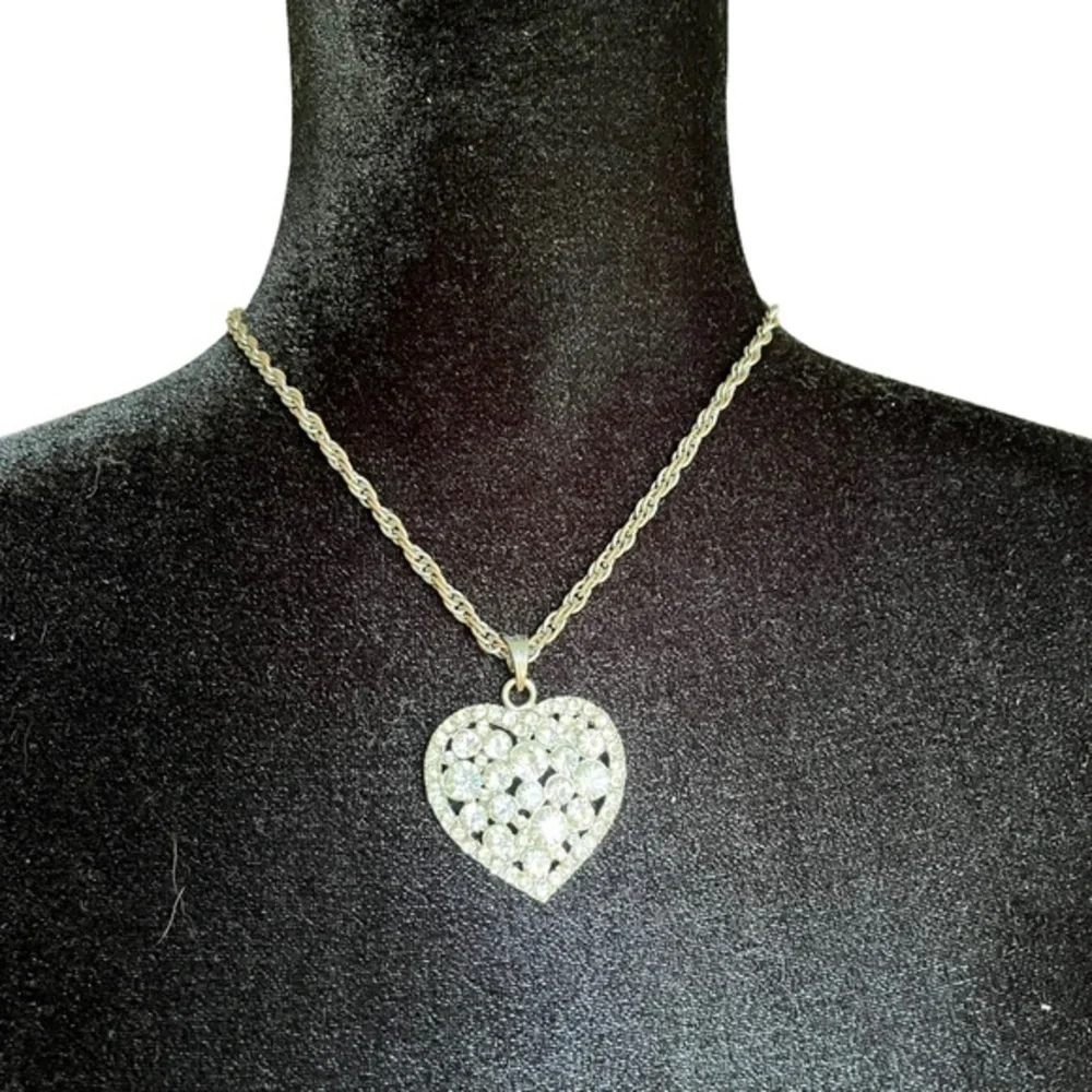 Women’s Crystal Heart Necklace